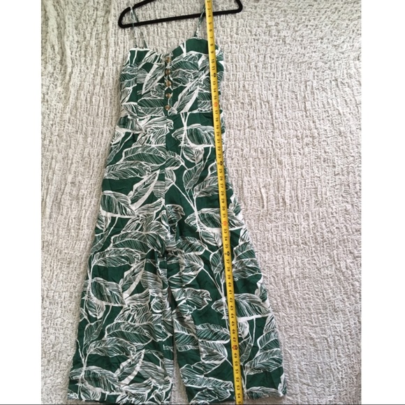 Palm tropical print jumpsuit - Picture 7 of 8